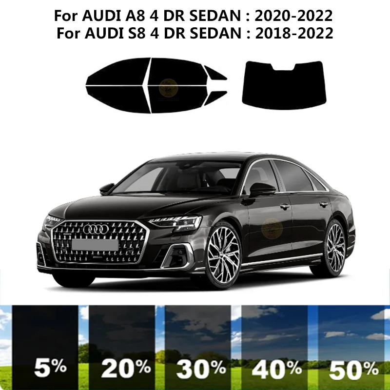 

Нанокерамическая Автомобильная УФ-пленка Precut для окна AUDI A8 4 DR SEDAN 2020-2022