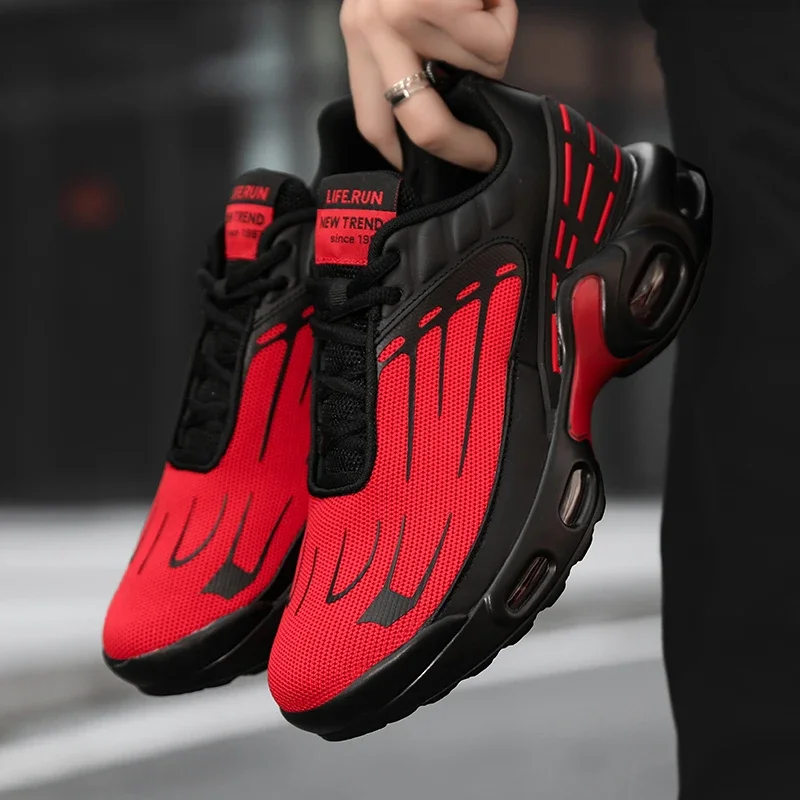 Air Cushion 2023 Autumn New Mens Casual Shoes Comfortable Breathable Man Sneakers Fashion Men Shoes Non-slip Mesh Big Size 45 46