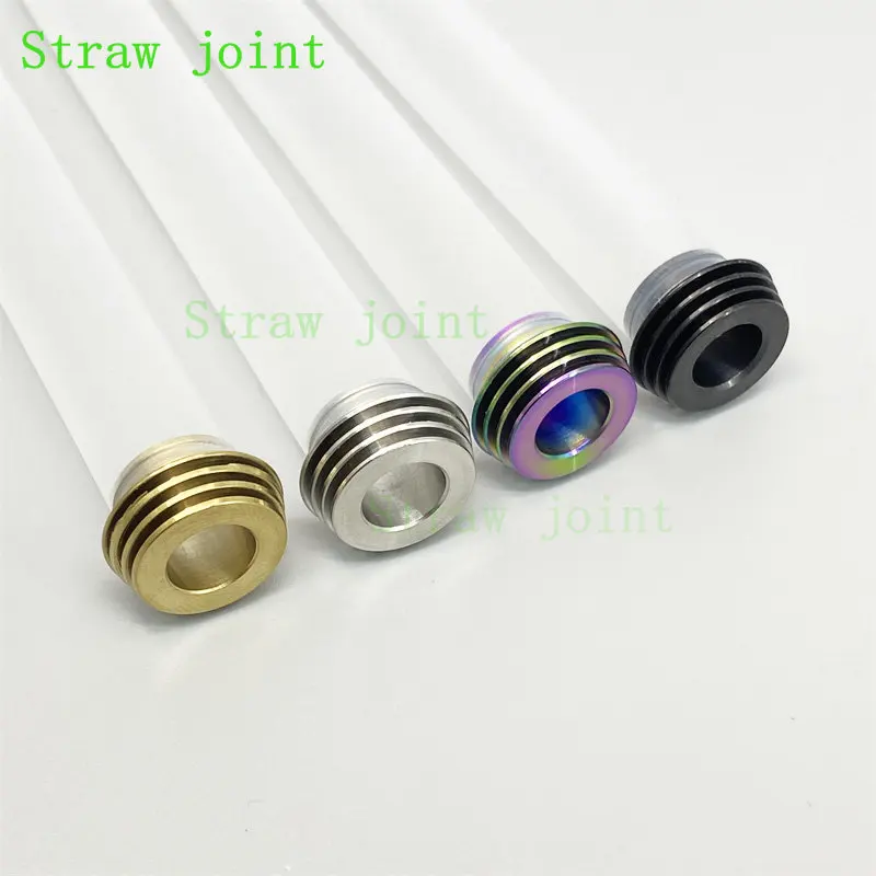 Straw Adapter 1PC Straw Joint Stainless Steel 510 To 810 / 810 To 510 / Straws adapter straw adapter