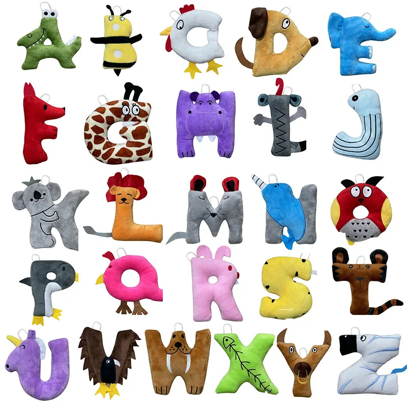 Alfabeto Russo Lore Brinquedos De Pelúcia Para Crianças, Boneca De Educação  Suave, Presente, 20cm, 33Pcs por Conjunto - AliExpress