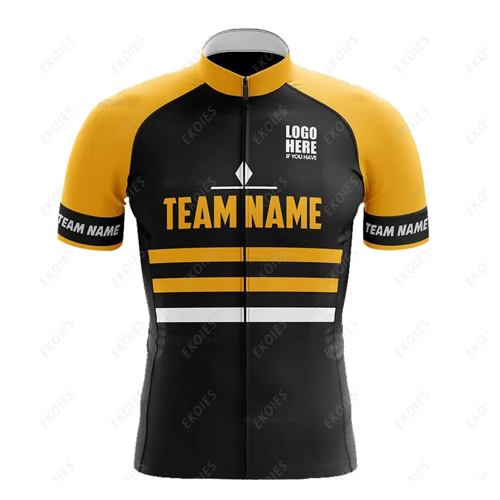 Description Picture 5 of itemNew Personalized Customized Team Bike Uniform Free Design Custom Team Name Cycling Clothing Summer Short Sleeves Cycling Jerseys