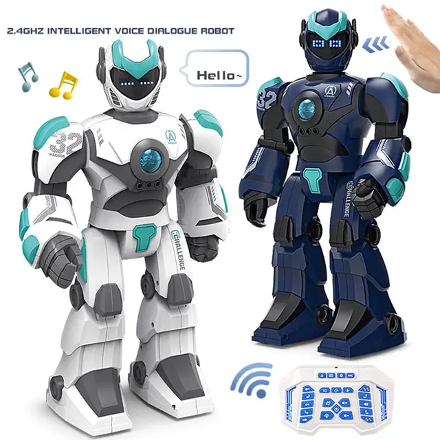 BG1532 Remote Control Robot Rechargeable Smart Voice Gesture Induction Children Programming Machine Model Toy 1