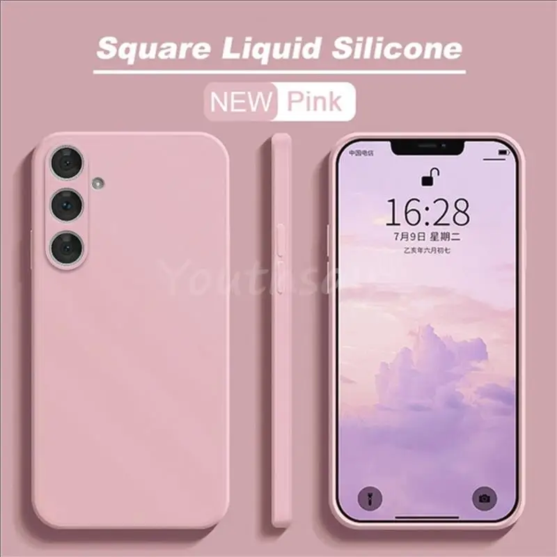 Liquid Silicone Phone Case with Plain Rubber TPU Protector – Enhanced Protection Cover