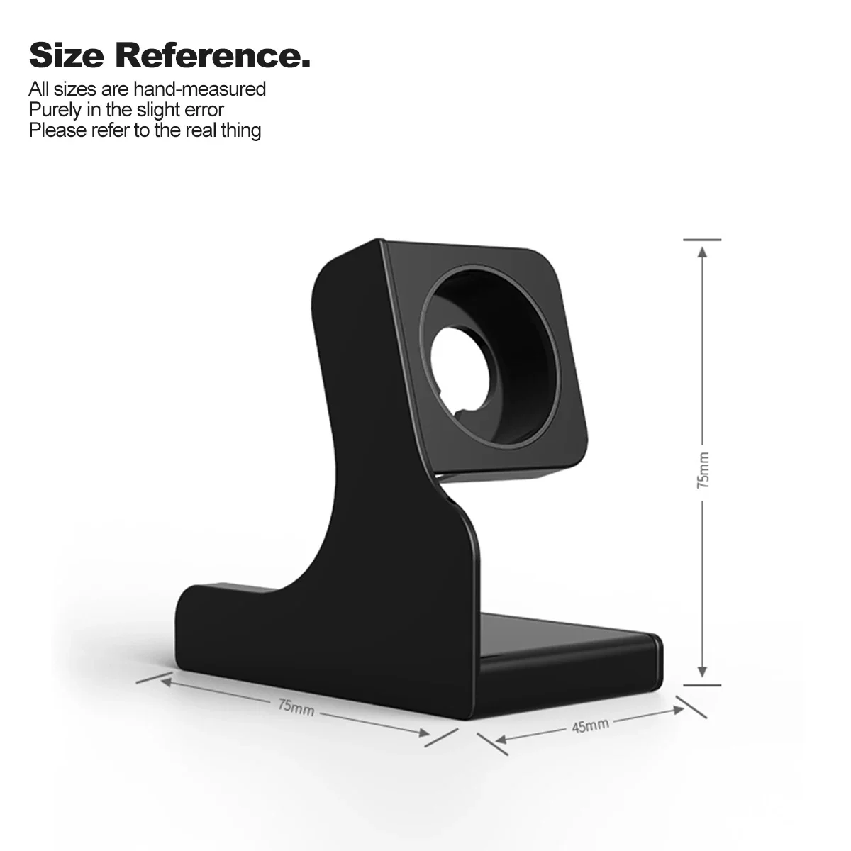 Silicone Charger Stand for Apple Watch Ultra 2 Series 9 8 7 6 5 4 3 2 SE Bracket For IWatch Night Dock Charging Desktop Holder