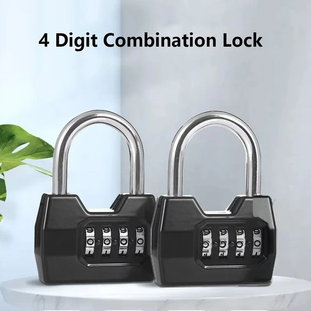 1 PC Portable Digit Combination Lock Weatherproof Protection Security Padlock Outdoor Gym Safely Code Lock 1