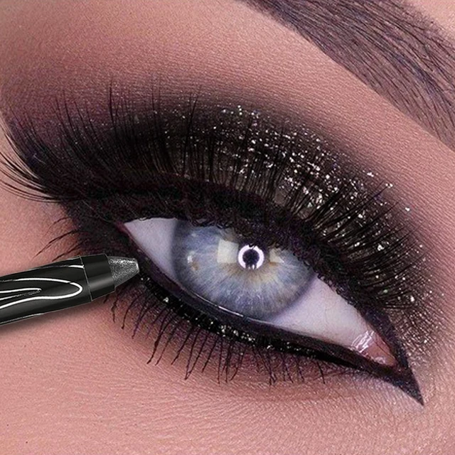 Shiny Pearlescent Highlighter Eyeshadow Pencil Waterproof Lasting Glitter Eyeliner Gel Pen Makeup Lying Silkworm Eyeshadow Pen