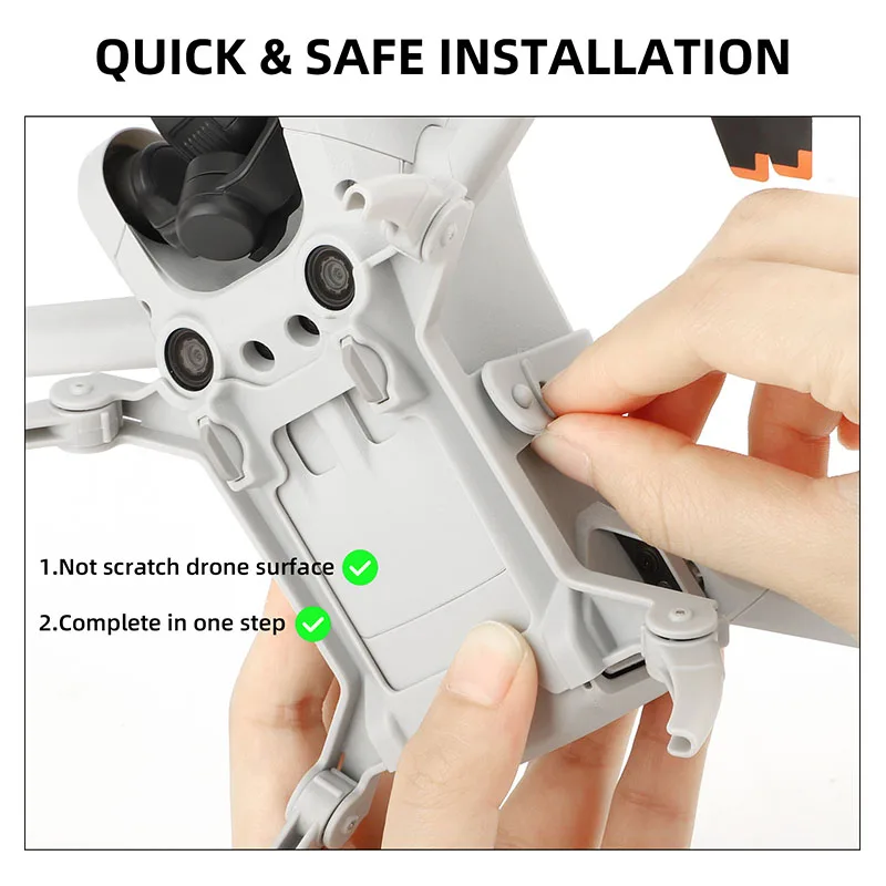 Foldable Spider Landing Gear For DJI Mini 3 Pro Drone Extension Protector Increased Height for DJI Mini 3 Pro Drone 