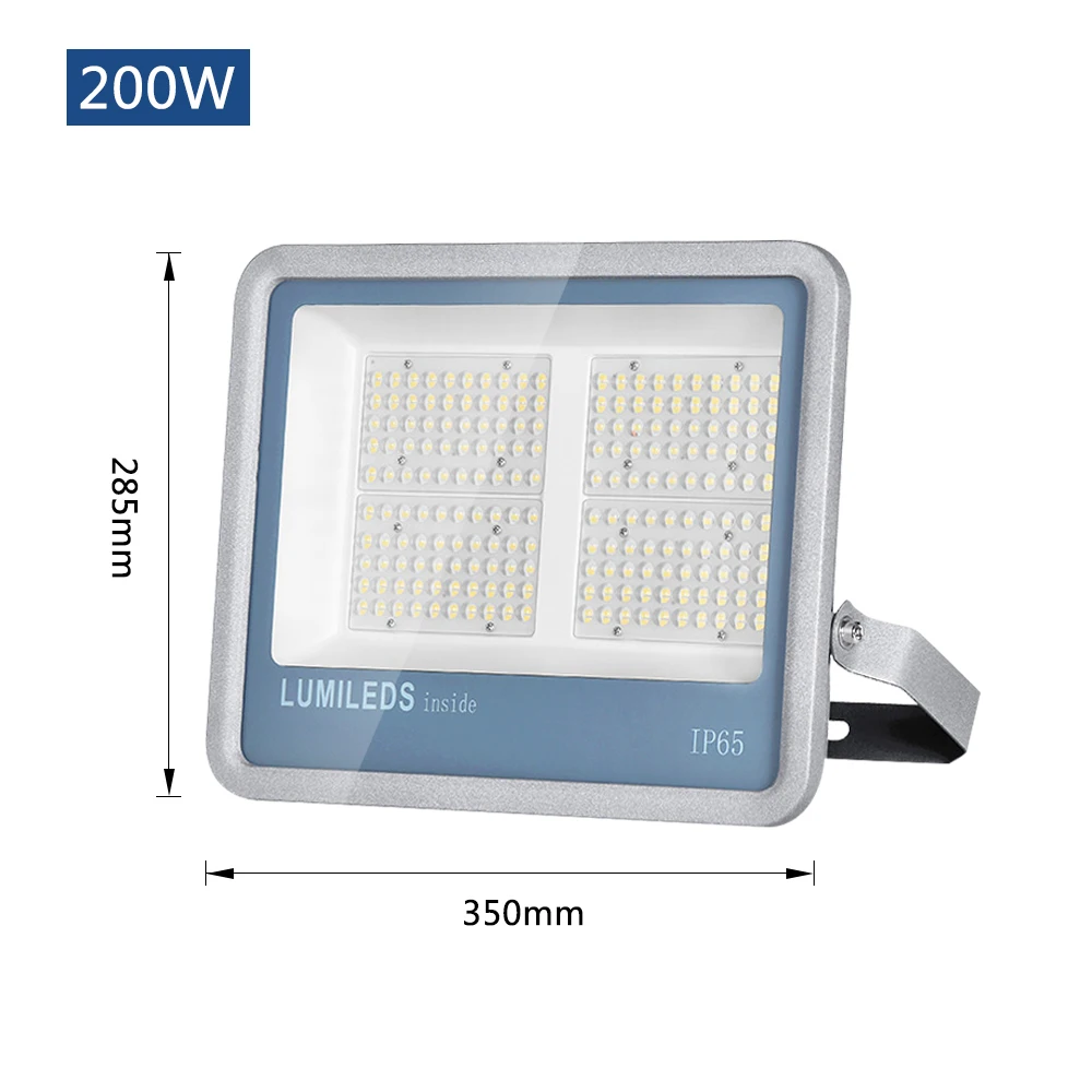 Proyector 100W 200W 300W Reflector de luz exterior Iluminación de pared exterior Foco impermeable IP65 Iluminación de edificios