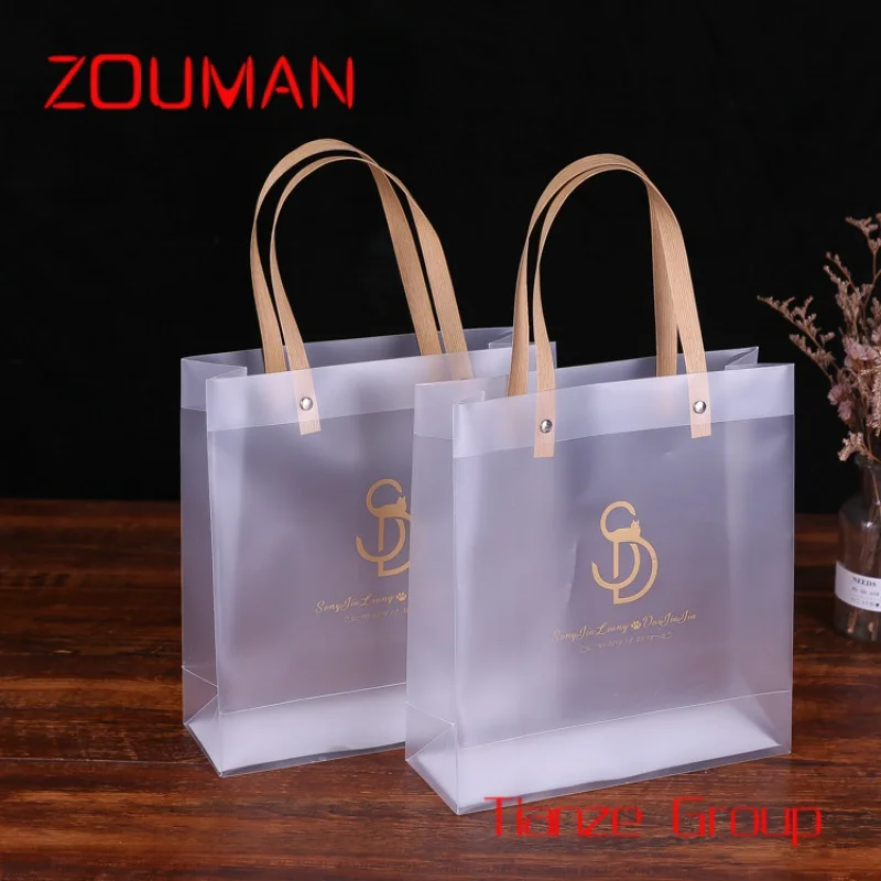 Custom , Printed Your Own Logo Custom Transparent Gift Craft Shopping Kraft Paper Coffee Bag With Handles boutique product oem price portable custom shopping cheap kraft paper bag