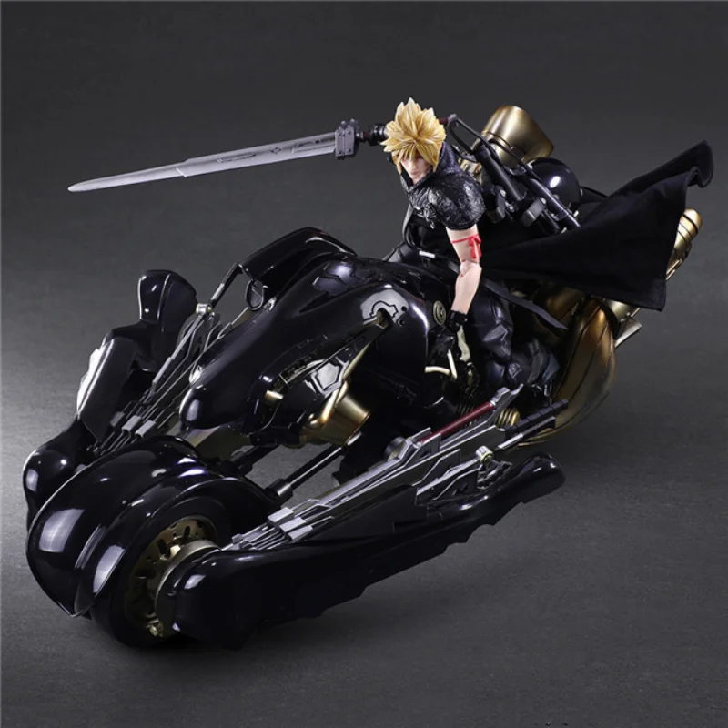 CLOUD&FENRIR 限定版フィギュアとバイクセット In Stock Play Arts Final Fantasy VII:Advent Children Cloud