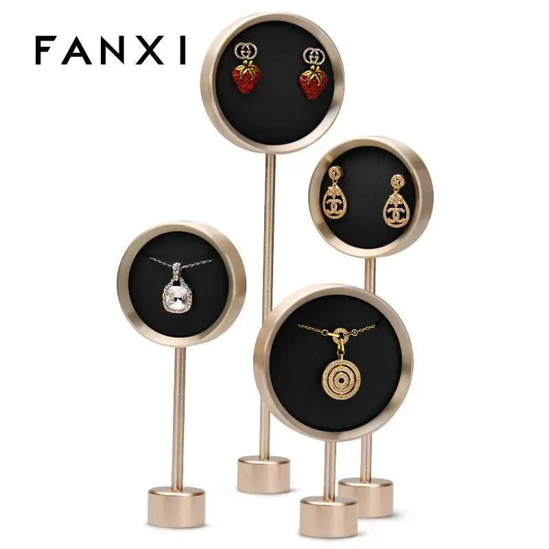 

Creative metal jewelry props black European and American simple jewelry display rack Necklace Earring rack jewelry holder