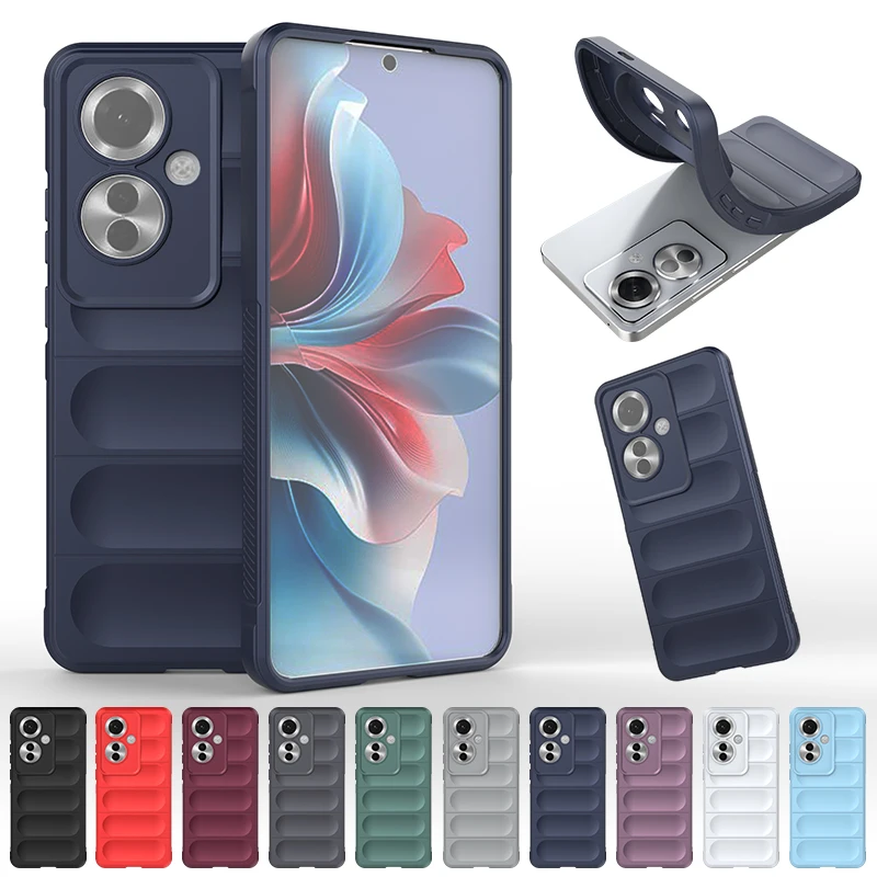 Shockproof Liquid Silicone Phone Case in Elegant Coque Design