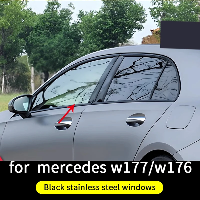 メルセデス用ウィンドウトリム,W177,W176アクセサリー - AliExpress