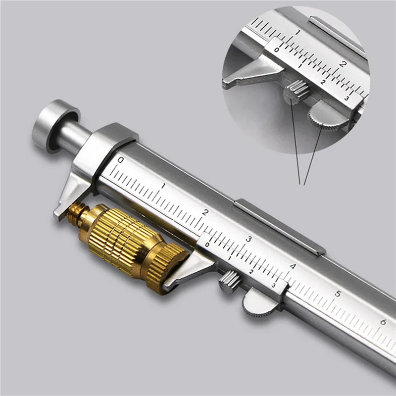 A95Q-40Pcs 다기능 1.0Mm 젤 잉크 펜 버니어 캘리퍼스 롤러 볼펜 편지지 볼펜 파란색 잉크