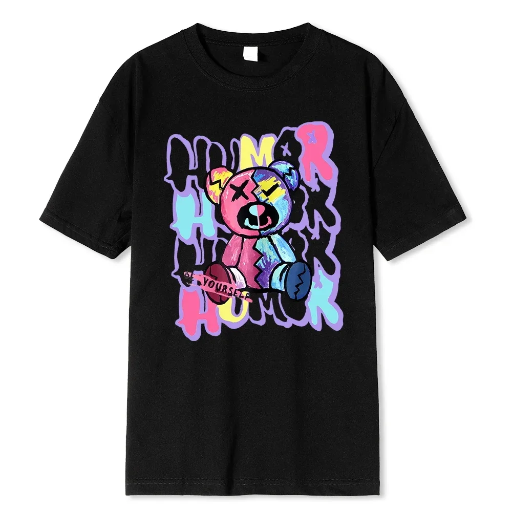 

Colorful Cartoon Printing Street Print Tshirts Men Fashion Plus Size Streetwear T Shirts Summer Tee Clothes Oversize Tops