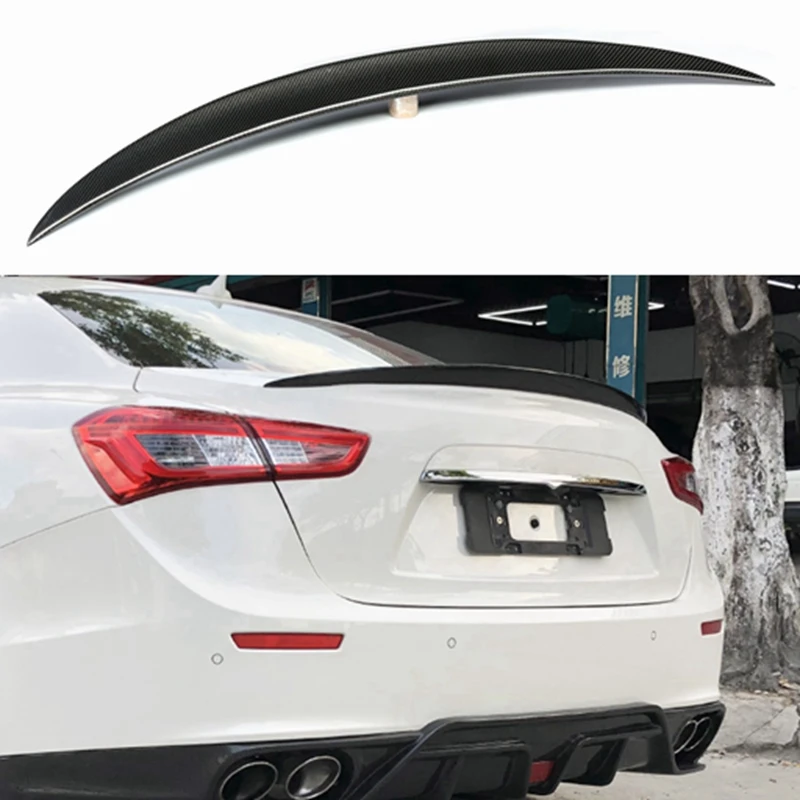 

For Maserati Ghibli Carbon Fiber / FRP Rear Spoiler Trunk Wing 2014 - UP