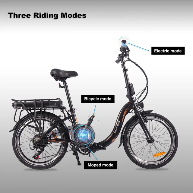 EU Stock 20F054 Folding Electric Bike 250w Ebikes Smart Bicycles For Man Women 1