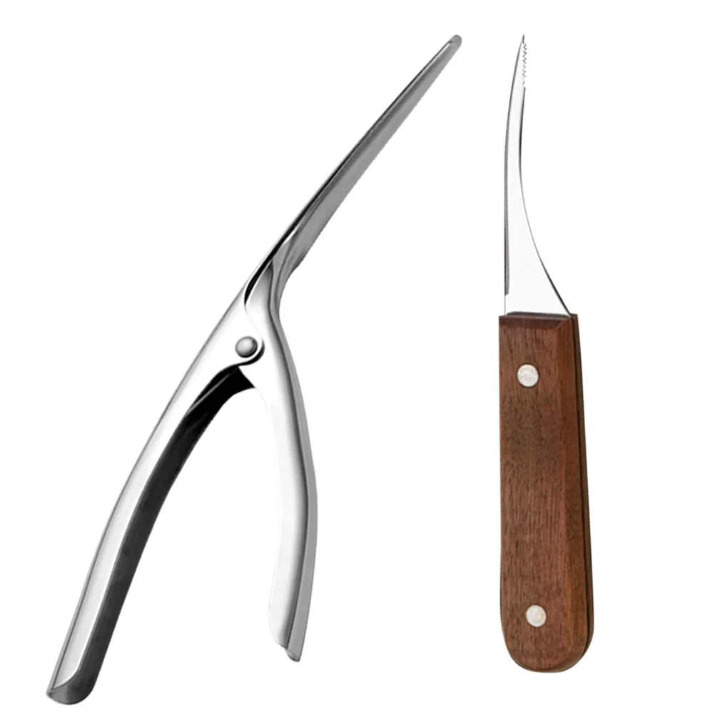 

Stainless Steel Shrimp Peelers Shrimp Deveiners Prawn Cleaning Tool Cutter Cleaning Shrimp Line Seafood Tool