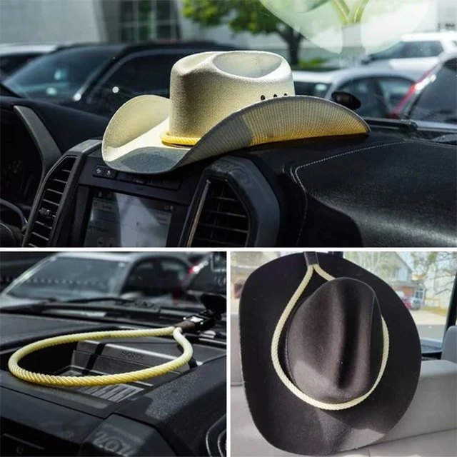 NEW Cowboy Hat Car Storage Holder Creative Mounted Hook Racks