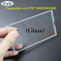 Enhanced Transparent Mirror Panel with Screen Protector for PSP Front LCD Screen Display (Glass Lens)