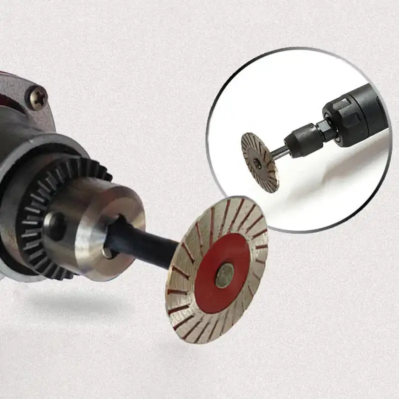 

Pousbo® Stone carving 40mm blades Mini Diamond Saw Blades Disk Cutting Turbo Disc with Thread