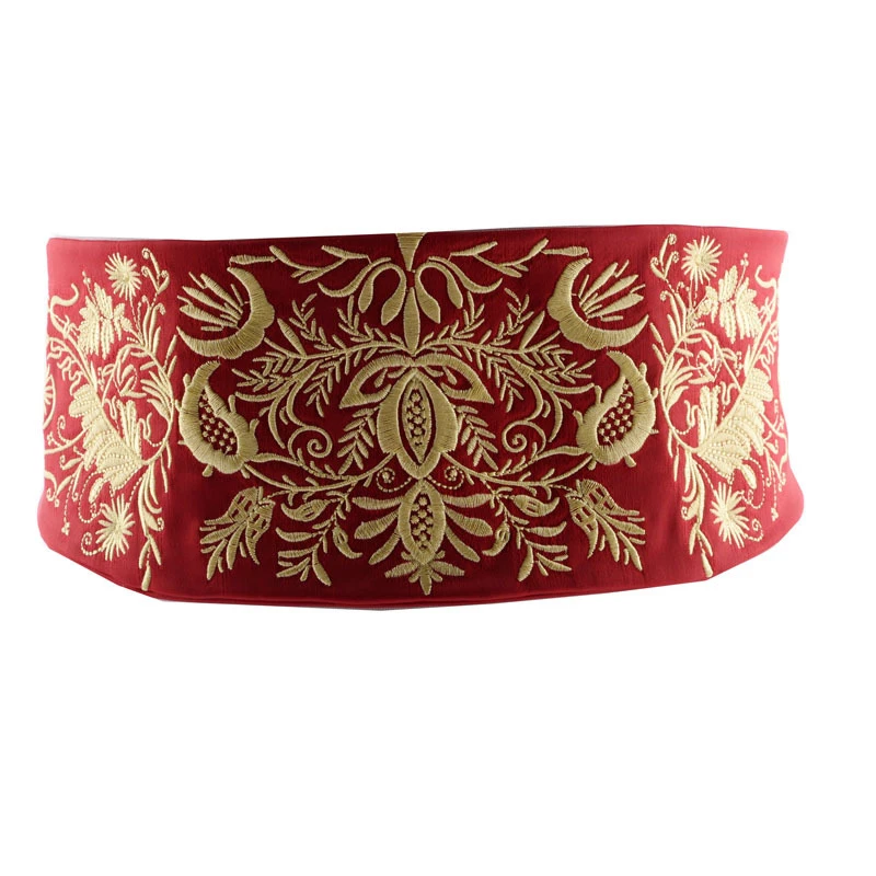 

Женский пояс-кимоно в стиле Харадзюку, модный аксессуар в японском стиле, эластичный Универсальный Пояс с изысканной вышивкой в стиле ретро, 2022