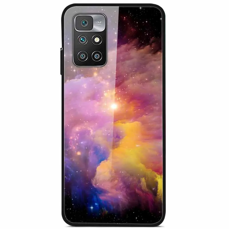 Space Starry Tempered Glass Phone Case - Durable Protective Cover