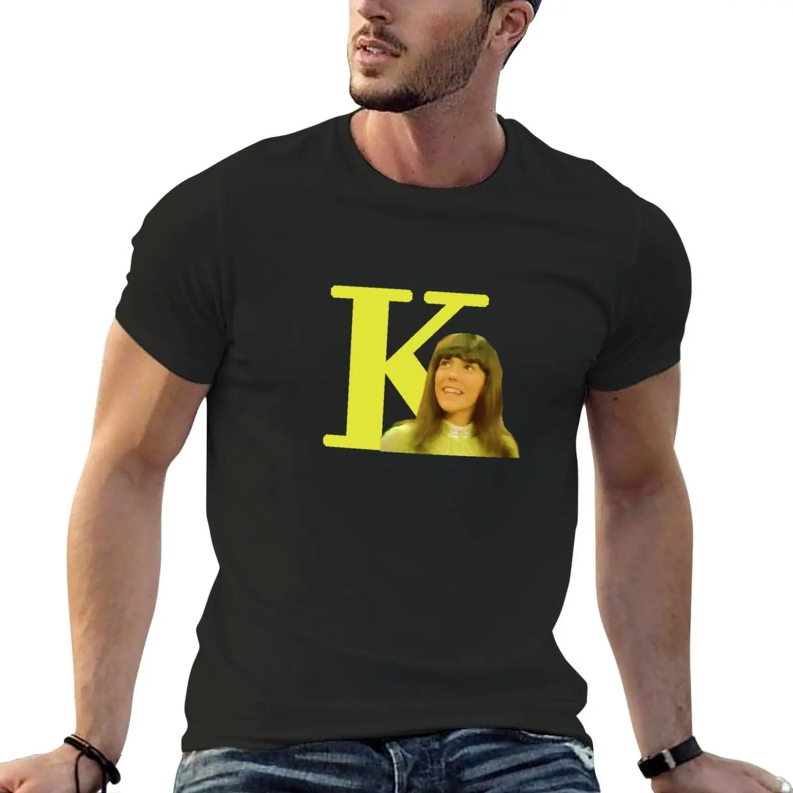 K Is For Karen Carpenter T-Shirt Sweat Shirt Magliette Nere Plus Size Top Magliette Nere Per Uomo