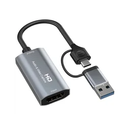 4K Audio Video Capture Card Type-C Video Capture Card USB Capture Card Phone Gaming Machine PS Camera Acquisition Card