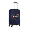 Custom Captain America Luggage Cover Funny Suitcase Protector Covers Suit For 18-32 inch 2