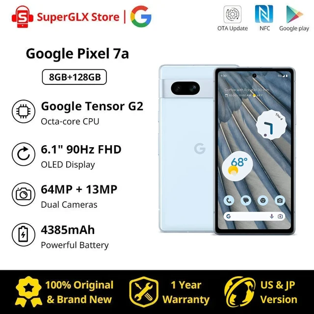 2023 New Google Pixel 7a 5g Smartphone 8gb Ram 128gb Rom 6.1 Nfc Octa Core  Android 13 Ip67 Dust/water Resistant Mobile Phone - Mobile Phones -  AliExpress