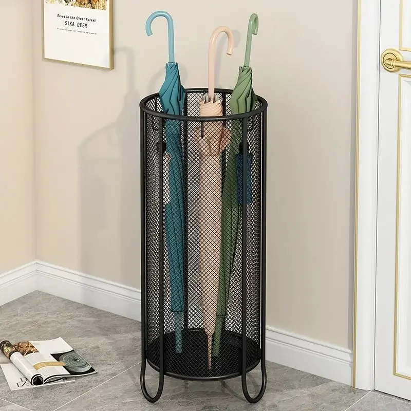 Household Umbrella Storage Rack Umbrella Tube Door Draining Bucket Stand Household