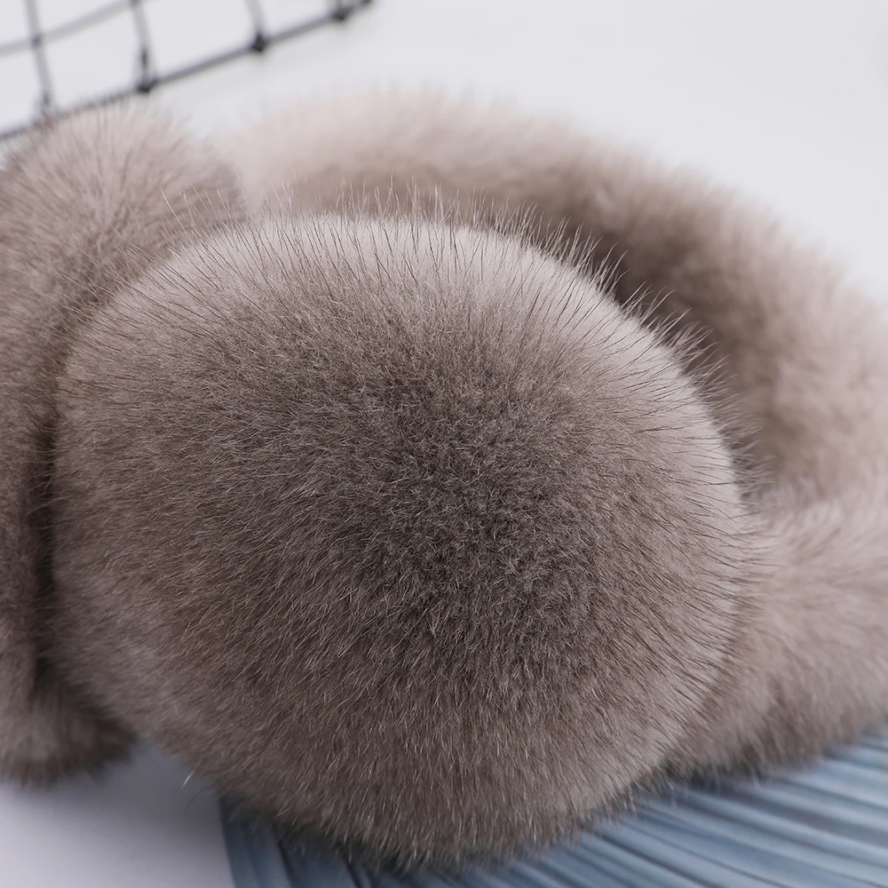 Paraorecchie Invernali Donna - In Peluche, Pieghevoli, Con Perle | Scaldini Eleganti Per Freddo - Foto 4