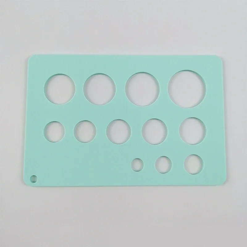 Silicone Nipple Measuring Card Breast Flange Circle Ruler Sizing Tool Efficient Breast Feeding Supplies Accessories