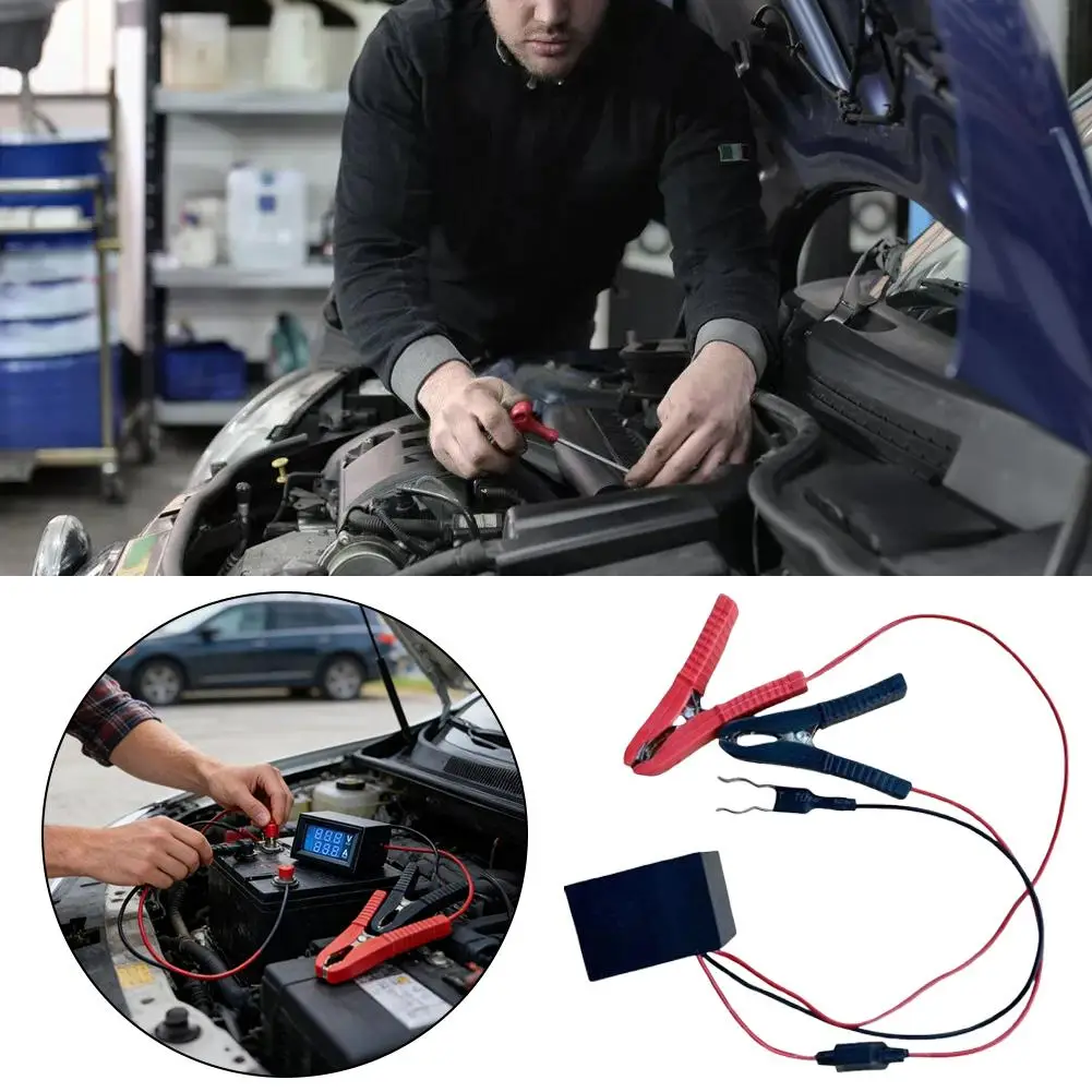 Strumento per il rilevamento di perdite auto, tester per corrente parasitaria batteria con display di tensione e corrente, rilevatore di corrente nascosta, strumento diagnostico. - Image 5