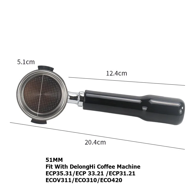 Portafiltro De Repuesto Para Cafetera Delonghi - Compatible ECP33, ECP35, ECP36 Y Otros Modelos