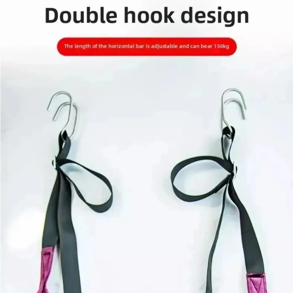 Hanging Traction Belt Ergonomic Waist Support Fitness Yoga Band Lumbar Stretching Device Spinal Stretching Belt