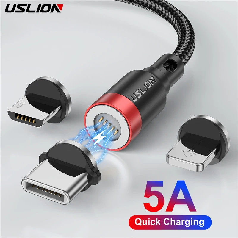 Udyr Magnetic USB Cable Fast Charging USB Type C Cable For iPhone xs  Samsung Magnet Chargeur Micro USB Cable Mobile Phone Cables - AliExpress