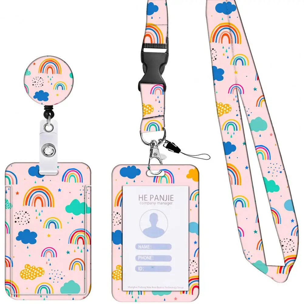 

Id Card Holder Clip Versatile Badge Holder with Retractable Reel Clip Lightweight Id Card Holder for Nurses Teachers for Nurses