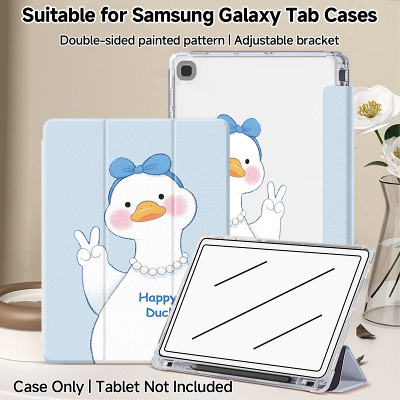 Tri-Fold Double-Sided Painted Tablet Case