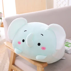 Soft Cartoon Animal Plush Pillow Cushion - Cute Dinosaur, Pig, Unicorn Toy - Adorable Kid's Birthday Gift - 90cm (Elephant)
