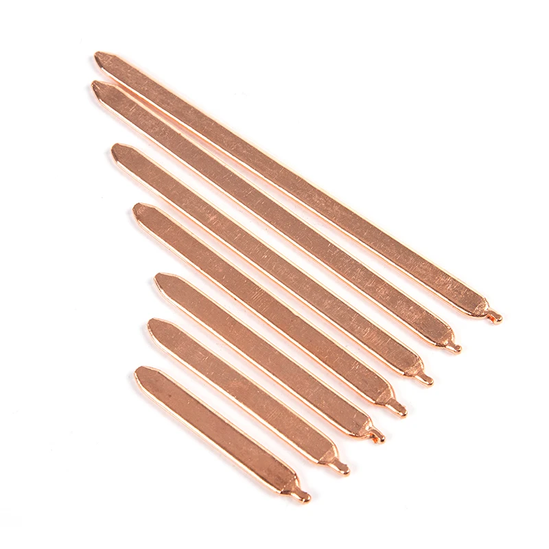 DIY 컴퓨터 노트북 냉각 히트 파이프 플랫 튜브, 구리 튜브, 60mm-150mm