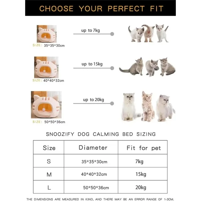 New Deep Sleep Comfort In Winter Cat Bed Iittle Mat Basket Small Dog House Products Pets Tent Cozy Cave Nest Indoor Cama Gato 2