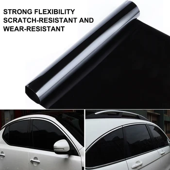 300cmx50cm Car Window Foils Tint Tinting Black Car Film Home Auto Window Protector Sticker Sun-proof Summer Solar SUV Protector 1