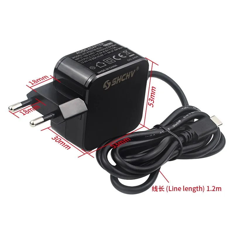 Raspberry Pi 5 Power Adapter PD 27W 5.1V 5A USB-C Power Supply EU US UK Plug Charger For RPI 5 Pi5
