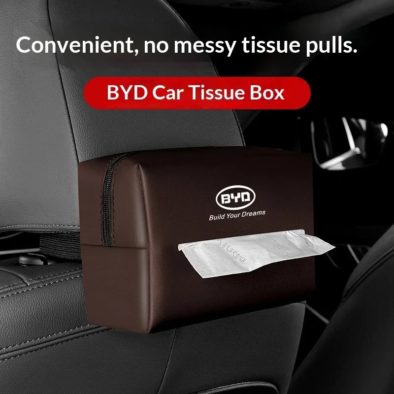 BYD ATTO 3 샤크 6 씰 U 프리깃 07 자동차 액세서리용 방수 스크래치 방지 차량용 티슈 홀더