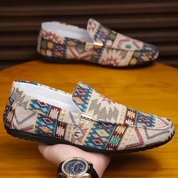 Summer Outdoor Men's Casual Shoes Breathable Man Loafers Lazy Shoes Comfortable Walking Sneakers Non-slip Flats Driving Shoes - Image 6