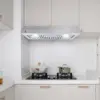 Under Cabinet Range Hood, Stainless Steel Kitchen Hood with  3 Speed Exhaust Fan, Reusable Filter 5