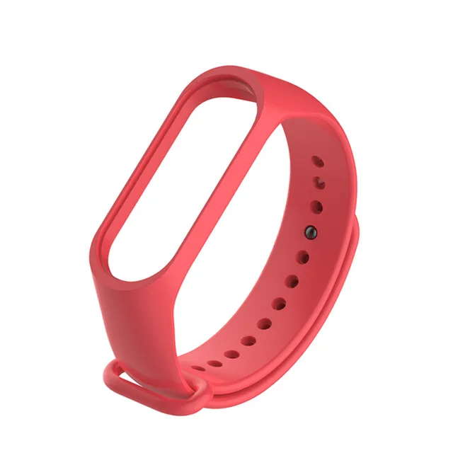 Strap for Xiaomi Mi Band 6 5 4 3 Sport Bracelet watch Silicone wrist strap For xiaomi mi band 3 4 5 bracelet Miband 4 3 5 Strap red