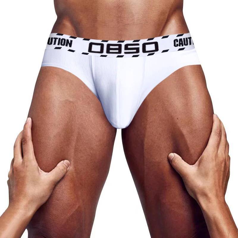 

Мужские трусы брифы из хлопка, черные дышащие трусы слипы, тонкое нижнее белье для мужчин, гей-трусы,